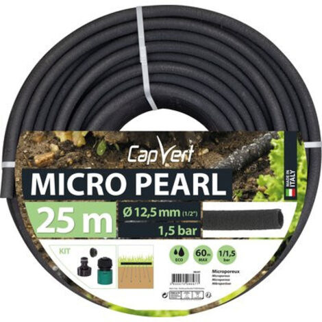 TUYAU MICRO PEARL D12,5 L.25M CAP VERT 95400.30525.02551