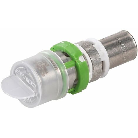 Raccord passerelle droit PER multicouche à sertir Comap - Diamètre multicouche 20 mm- Diamètre PER 20 mm