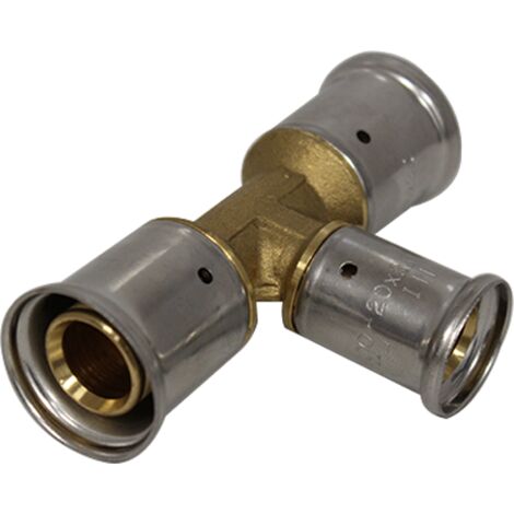 Té inégal multicouche à sertir Henco - Diamètre 26 - 20- 26 mm (1/4)