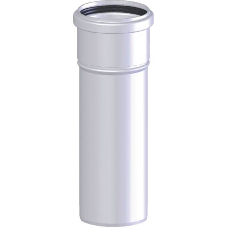 TEN – Conduit rigide polypropylène 80 mm – Longueur 1000 mm – Évacuation fumées chaudières à ventouse – Température max 120°C