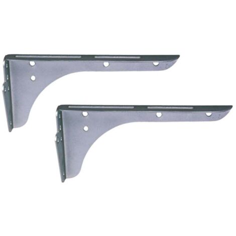 Kit de 2 consoles de lavabo - Peinture epoxy - Longueur 250 mm - Ram