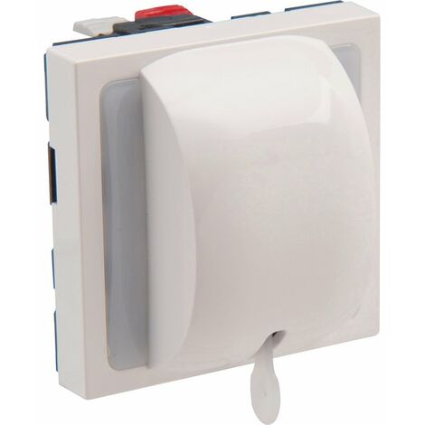 Poussoir inverseur à tirage 2 modules Mosaic - Legrand