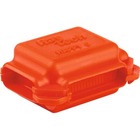 Boîte de jonction de câble Klauke - Pré-remplie au gel - 3 entrées - Orange - Blister de 4 (1/5)