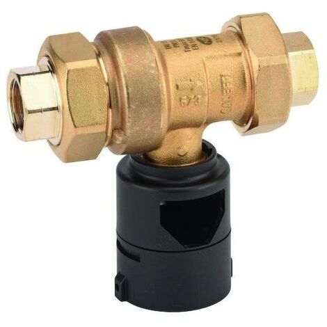 Sferaco – Disconnecteur pour chauffage central – Femelle 1/2'' – Corps laiton CW617N-4MS – Pression max 10 bars – Conforme EN 14367