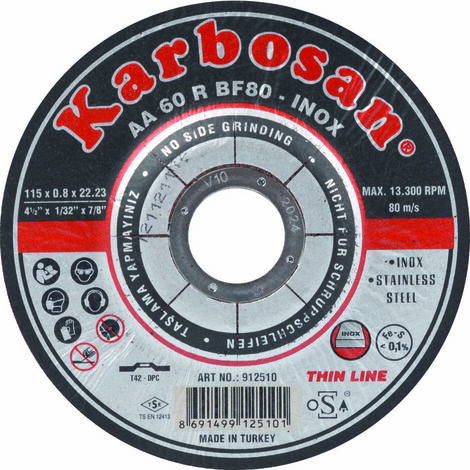 Disque à tronçonner - SCID - Diamètre 115 mm - Inox - Usage fréquent (1/4)
