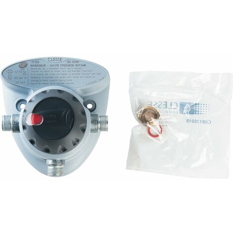 Inverseur automatique gaz butane – Raccordement M20 x 1,5 – Débit 2,6 kg/h – Pression d'entrée 0,7-7,5 bar – 175B00