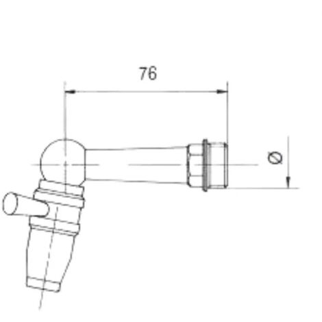 Robinet à Bec Lisse M 1/2" – Laiton Chromé Haute Qualité Watts Industrie