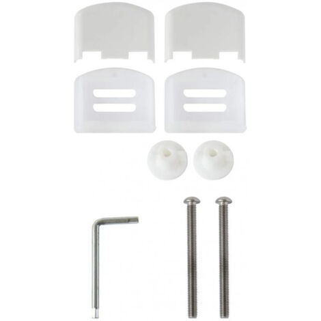 Kit de fixation Tradition ou Europe, à capots blanc (1/4)