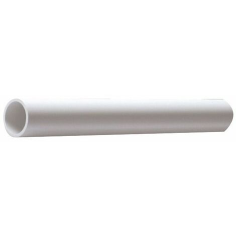 Nicoll – Tube d'évacuation PVC 50 mm – Longueur 2 mètres – Résistant aux chocs – Système de raccordement par collage – NFMe et B-s1,d0 - tre50