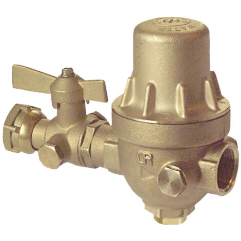 Banyo – Réducteur de pression hydrobloc 3/4'' NF – Corps laiton DZR anticorrosion – Clapet anti-retour – Pré-réglage 3 bar
