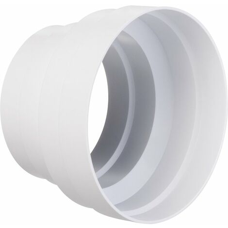 Atlantic – Réducteur plastique 125/150 mm – Conçu pour systèmes VMC – Transition fluide entre conduits – Installation rapide