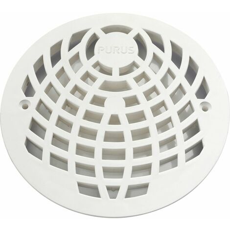 Grille de siphon PVC 150 mm – Diamètre mâle x femelle 150 mm – Pour chantiers humides – Installation facile – Purus