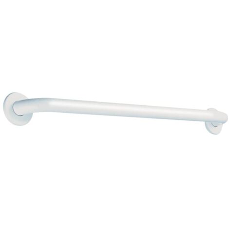 Barre de relèvement droite BASIC inox époxy blanc Ø32 600mm