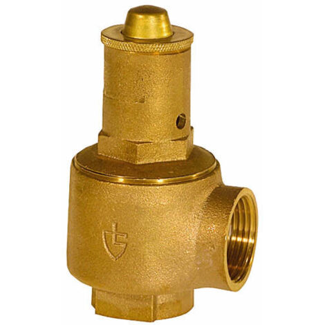 Thermador – Soupape de sécurité chauffage central 1'F – Tarage 3 bar – Capacité 503 kW – Bronze pour installations sécurisées