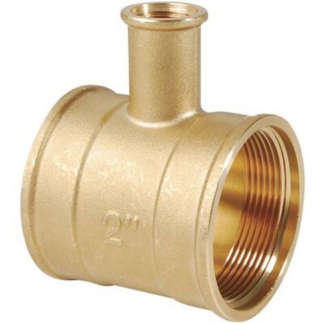 Thermador – Té en laiton pour thermomètre à plongeur 1'1/2 – Raccord femelle – Système de plomberie – Installation à visser (1/2)