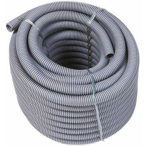 Regiplast – Tuyau d'évacuation PVC Ø 18 mm – Longueur 25 m – Pour machines à laver – Résistant aux chocs et à l'humidité