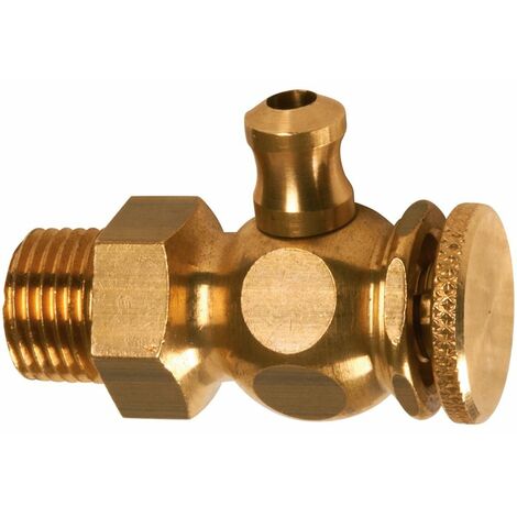 GRK – Purgeur radiateur laiton mâle fileté M 1/8' (5 x 10) – Élimination air systèmes chauffage – Résistant à la corrosion - GRK 166-1 C