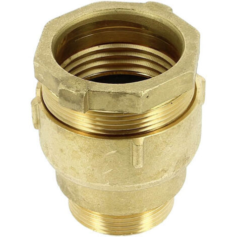 Raccord PE droit à serrage - M 1''1/2 - Diamètre 49 mm - Rexuo - Huot