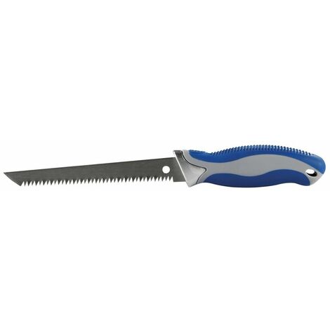 Scie à découpe plaques de plâtre 170 mm – Lame rigide 1,6 mm – Denture 7 dents/pouce – Pour plaques de plâtre et béton cellulaire – Outibat
