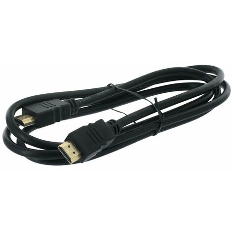 Câble HDMI 1.4 mâle/mâle blindé 1,50 m – Transmission numérique audio/vidéo – Compatible avec TV, lecteur DVD, projecteur – Dhome (1/5)
