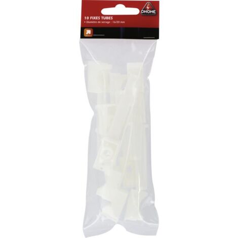 Fixe tube pour cheville - Dhome - diamètre 16 à 20 mm - Sachet de 10