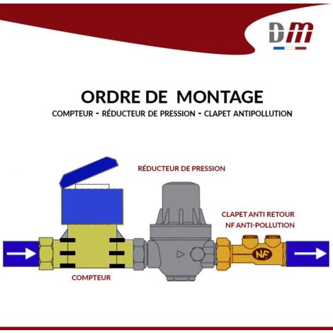 Réducteur Très Basse Pression Desbordes N°11bis RCBP - Pour élevage, Irrigation, Laboratoire, Jusqu'à 10 Bar - 2