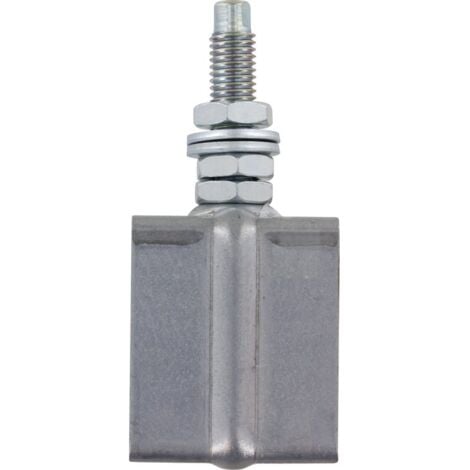 Ferrure de porte à déplacement droit pour porte de 150 kg Mantion Flot - Support enveloppant - Tige courte 5041