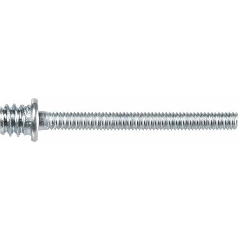 Fischer – Lot de 100 pattes à vis métaux 4x40mm – Fixation pour plaques de plâtre – Acier zingué blanc – Utilisation avec chevilles métalliques
