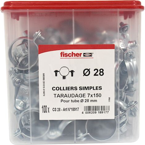 Boîte de 100 collier simple CS 28 - FISCHER - 18917 (1/5)