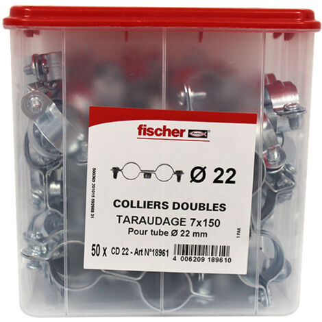 Collier double - 22 mm - Fischer
