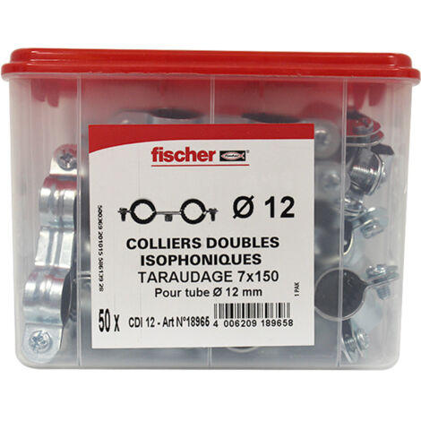 Collier Double Isophonique CDI 12 boite de 50 Fischer