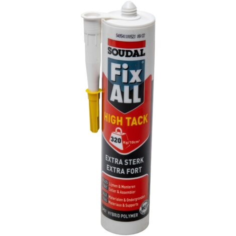 Fix All High Tack SOUDAL en  cartouche de 290ml,