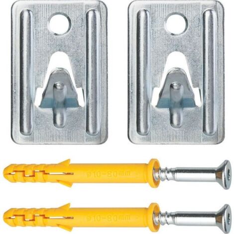 Ariston Group – Jeu de pattes de fixation pour chauffe-eau Velis – Lot de 2 – Fixation solide et durable – Compatible avec chauffe-eaux Ariston