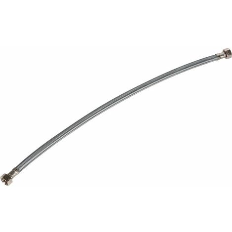 Flexible sanitaire POLYMÈRE Øintér.8mm - Femelle 3/8" / Femelle 1/2" - 300mm - TAQ