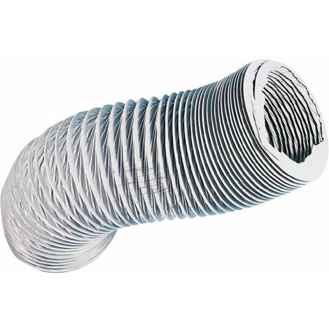 Unelvent – Gaine souple VMC 125mm 20m – 811507 – PVC souple – Température -10°C à +60°C – Armature hélicoïdale en fil d'acier