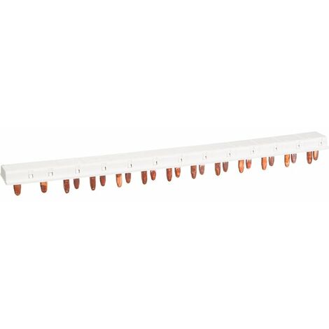 Gewiss – Peigne électrique horizontal 63A – 13 modules – Tension 250V AC – Courant 10A pour gestion optimale de l'énergie - GEWGW96507F