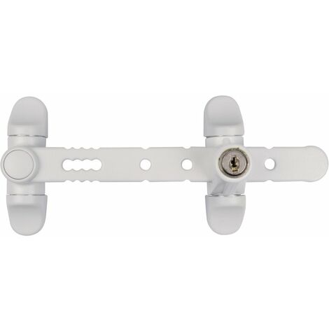 Entrebâilleur de sécurité pour fenêtre à clé - AIRLOCK - SOCONA Blanc Epoxy blanc