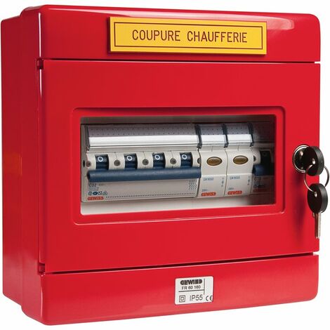 Coffret pour chaufferie - Gewiss - Triphasé + neutre