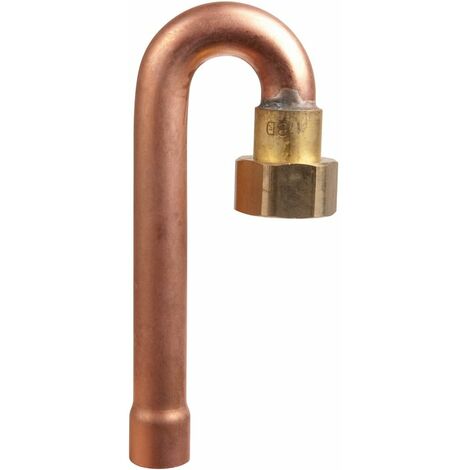 Raccord coudé 180° 15x21 – Femelle 1/2' – Installation verticale pour gaz naturel et propane – Conception compacte – Banides - 180degre