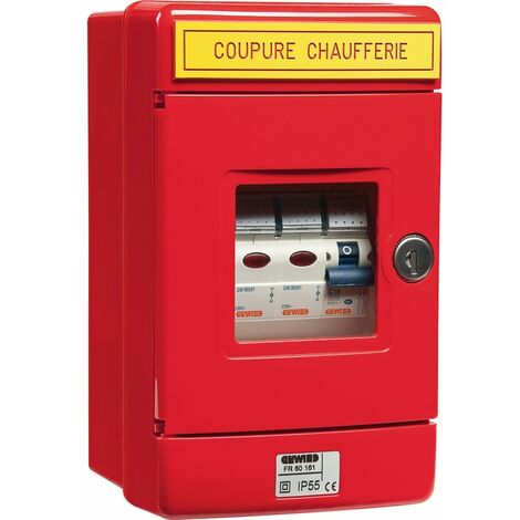 Coffret pour chaufferie - Gewiss - Monophase