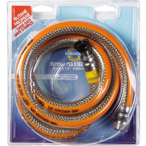 Flexible gaz butane / propane - Eurogaz - Longueur 75 cm