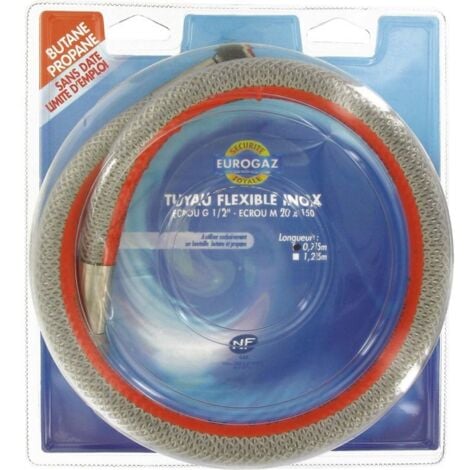 Flexible gaz butane / propane - Eurogaz - Longueur 75 cm
