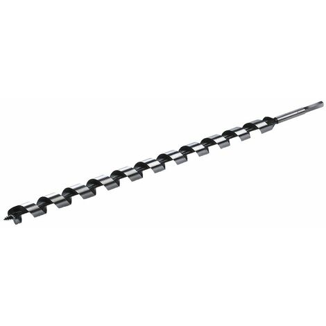 Mèche à bois spirale 460 mm – Diamètre 10 mm – HSS – Emmanchement cylindrique pour perçage précis – Évacuation optimale des copeaux – Scid