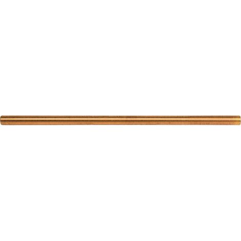 Ecolands – Tube laiton fileté 50 cm – Raccord mâle 3/4'' – Système de raccordement fileté – Pour réseaux sanitaires