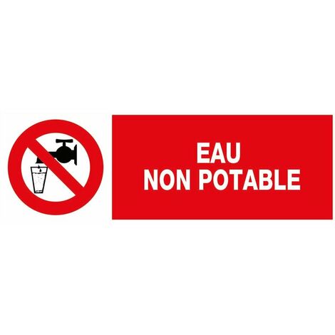 Panneaux information / obligation divers Novap - Eau non potable