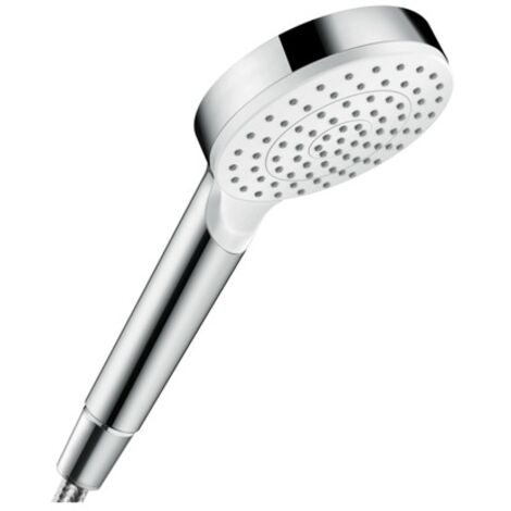 Hansgrohe – Pommeau de douche 1 jet – Ø 85 mm – Système anti-calcaire QuickClean – Économiseur d'eau EcoSmart – Débit 6 l/min sous 3 bar