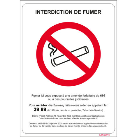 Panneau de signalisation rectangulaire