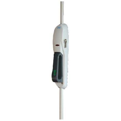La Croisee Ds – Boîtier crémone Defy – Longueur 200mm – Mécanisme de pêne verrouillage – Finition blanche pour bois dur