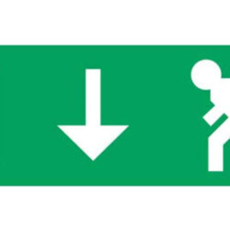 Etiquette de signalisation adhésive pour bloc lumineux