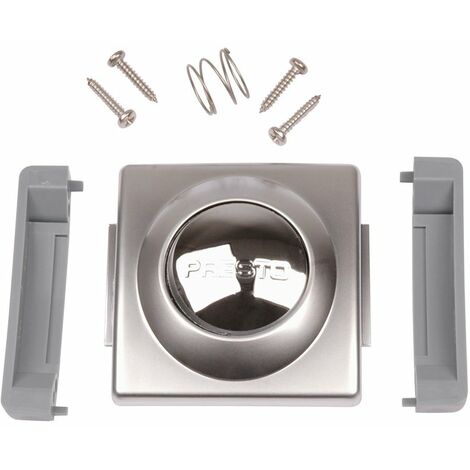 Presto – Bouton et plastron chromé pour robinet DL300S DL400S – Type de raccord standard – Filetage plomberie 1/2" pour installation facile